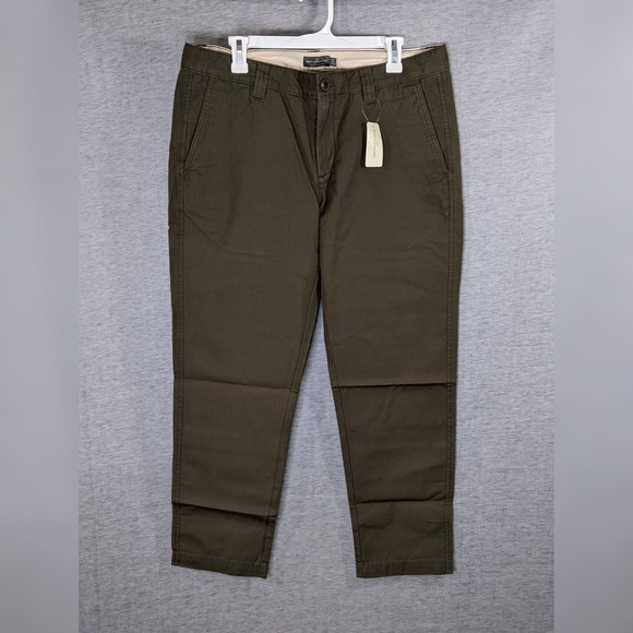 LL Bean Signature Washed Canvas Cloth Pants - Picture 4 of 14